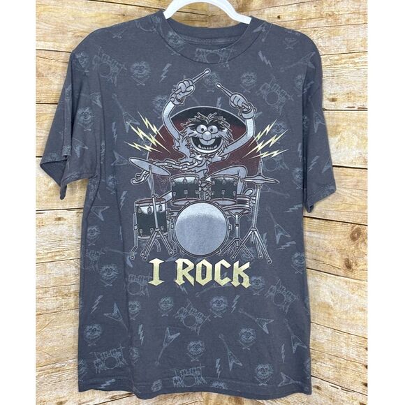 THE MUPPETS ANIMAL DRUMMER CONCERT CASUAL FUN EVERYDAY T-SHIRT SIZE MEDIUM - Picture 1 of 3